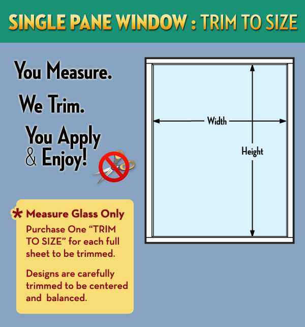 Single Pane Window Made to Size Service